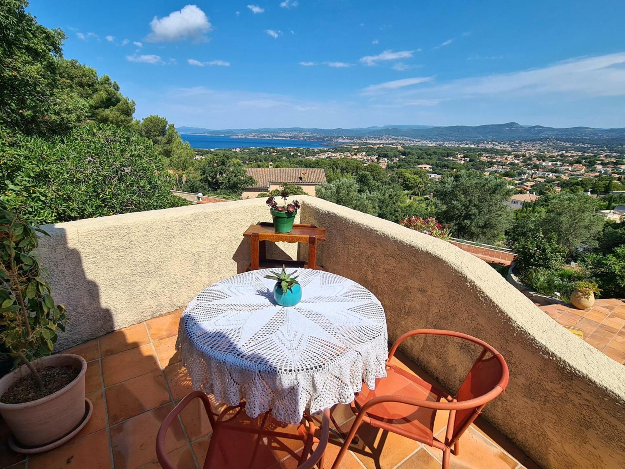 Villa M, Chambres D'Hotes, Vue Mer, Sauna, Piscine A Six-Fours Six-Fours-les-Plages Kültér fotó